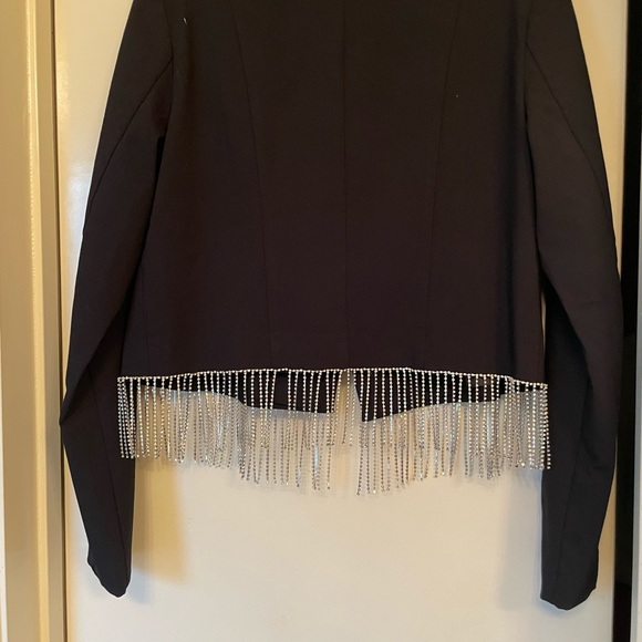 Cropped Rhinestone Blazer - Picture 6 of 9